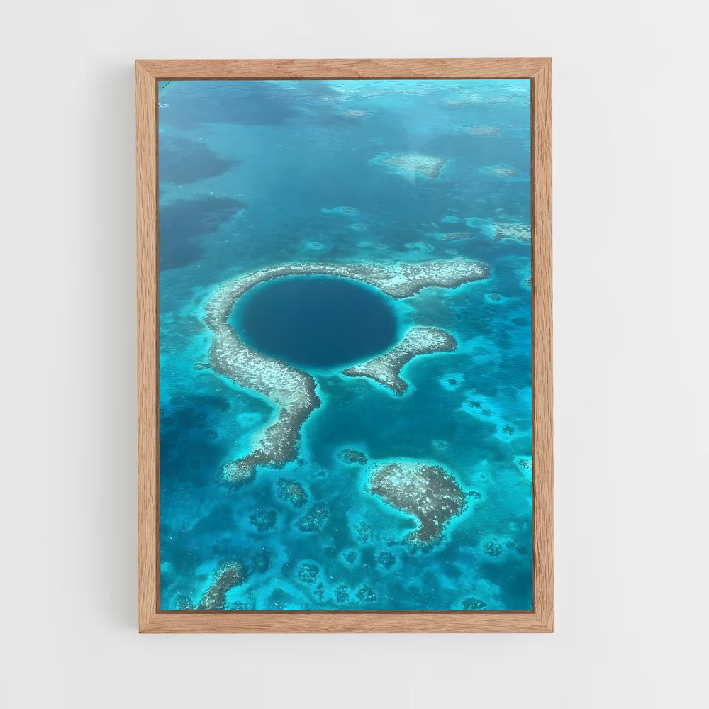 Poster Azure Abyss – affiche Plongée en apnée (vue 4)